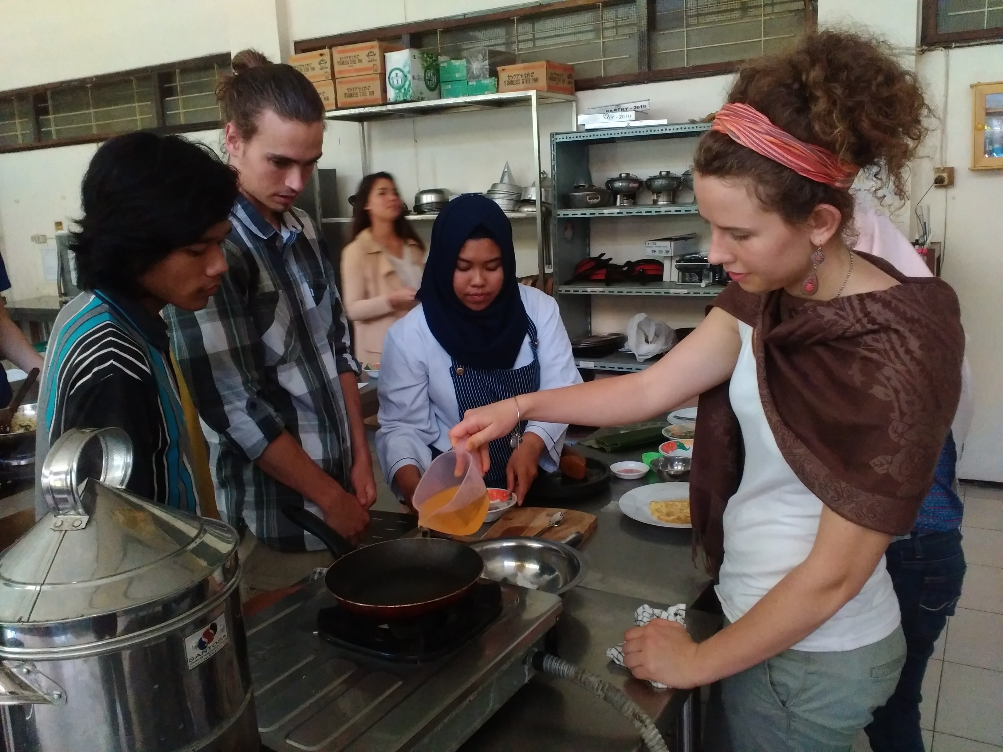 Cooking Class with Foreign Students Faculty of Literature
